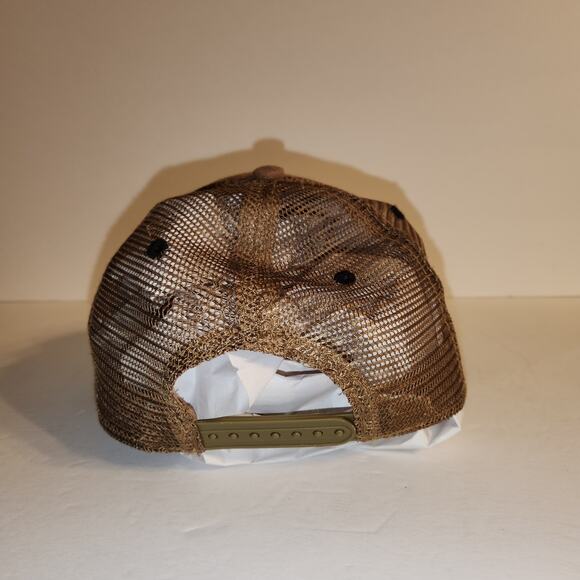 TSC TRACTOR SUPPLY Snapback Cap Unisex OS Brown Canvas Mesh Outdoor Workwear - Picture 6 of 8